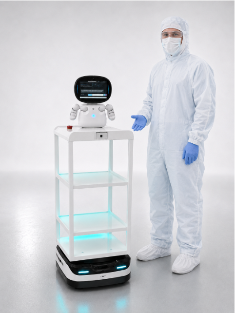 PUR-E cleanroom robot with Kebbi